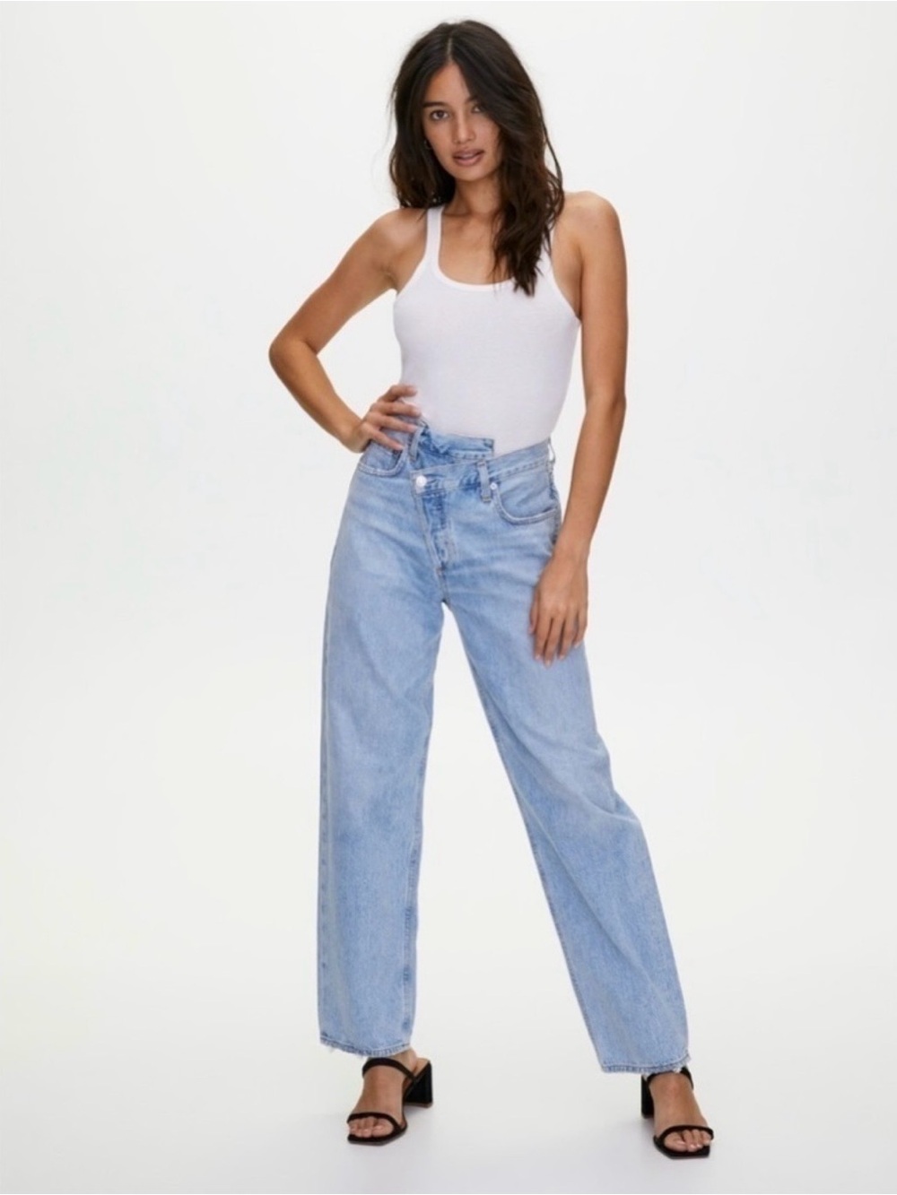 AGolde designer Criss Cross Jeans